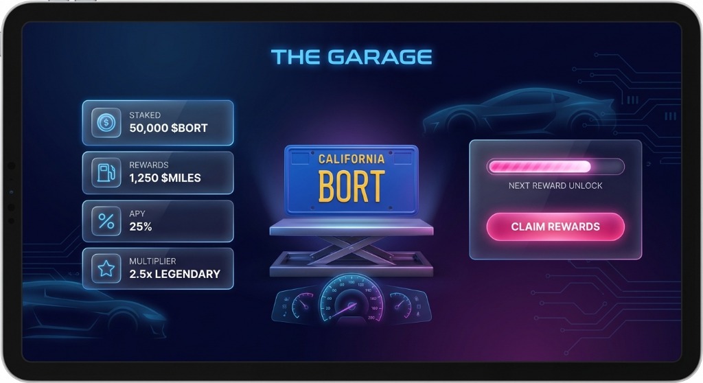 The Garage Staking Interface